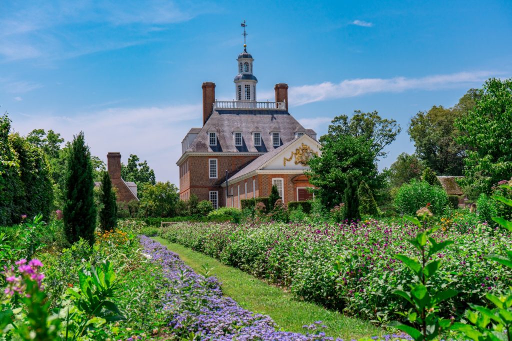 The Governors Palace in Williamsburg, Virginia